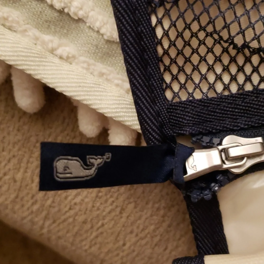 Travel Baby Changing Pad Vineyard Vines | NWT White Navy Blue